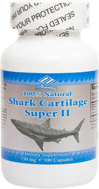 Cartílago de Tiiburón 750mg – Apoyo Natural para Articulaciones, Huesos, Piel y Bienestar General – 100 Cápsulas