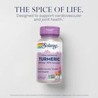 SOLARAY Turmeric Supplement 600mg - Turmeric Root with 95% Curcumin - Joint Support Supplement - Joint Health, Gallbladder and Liver Support, Non-GMO, Vegan, Gluten Free, 60-Day Guarantee, 30 Servings