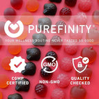 PUREFINITY Melatonin Gummies 5mg for Kids – Each Delicious Gummy is 2.5mg (2 Per Serving) for Easily Customizing Your Night, Gluten Free, Non-GMO, Vegan, 120 Count (Pack of 2)