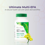 Youngevity Ultimate Multi-EFA™ - Plant Based EFA Supplement - No Fish - Small Softgel for Adults and Children, Evening Primrose - 90 Softgels (Pack of 1)