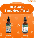 LIQUIDHEALTH Pets Liquid Cat Glucosamine Joint Purr-Fection - Hip & Joint Health Relief Support, Chondroitin Feline Droppers for Senior Older Adult Cats & Kittens - Made in the USA (2 oz)