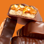 UNREAL Dark Chocolate Caramel Peanut Nougat Bars, 70% Organic Ingredients, Fair Trade, Non-GMO, No Corn Syrup, Sugar Alcohols, Soy, 209grams (3 Value Size Bags)