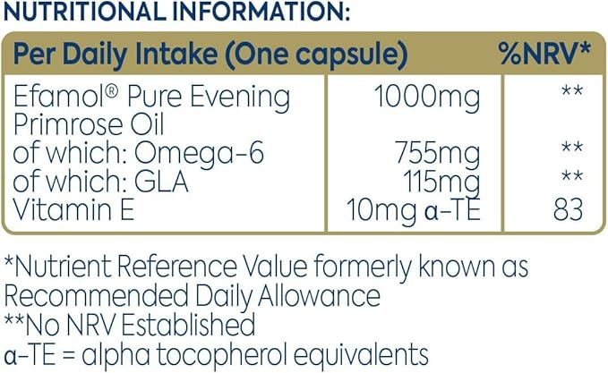 Efamol Evening Primrose Oil 1000mg 30 caps