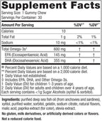Nordic Naturals Zero Sugar Children’s DHA Gummy Chews, Tropical Punch - 30 Gummy Chews for Kids - 600 mg Total Omega-3s - Brain Development, Learning, Healthy Immunity - Non-GMO - 30 Servings