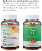 Amazon Basics Soft Fiber Gummies for Digestive Health and Regularity, Orange, Lemon & Strawberry Flavors, 90 Count, Pack of 1 (Previously Solimo)
