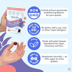 First Day Women’s Nighttime Reset Calming Magnesium Gummies – Sleep Aid Supports Peaceful Rest, Balanced Mood & Energy – Supplement with Magnesium Citrate, L-Theanine & No Melatonin – 60-Day Supply