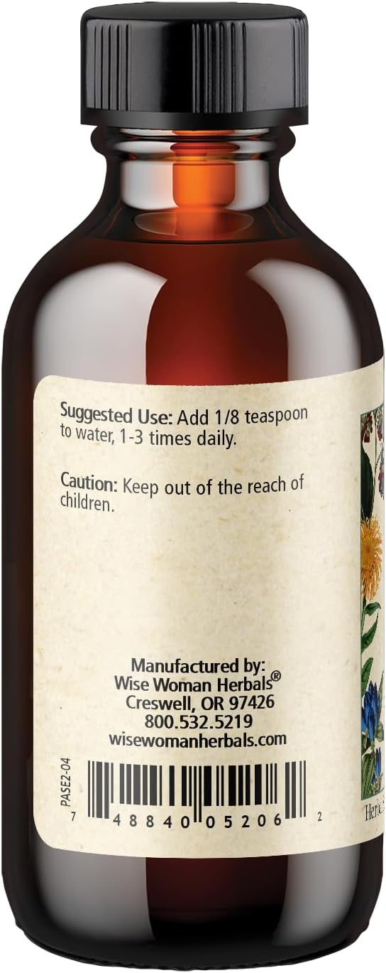 Wise Woman Herbals Passionflower Botanical Syrup (Formerly Solid Extract) 4:1, Alcohol-Free Extra Strength, Sleep Aid, Eases Tension, Supports Calm Mood & Restful Sleep, Pure Non-GMO, 4 Fl Oz