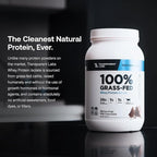 Transparent Labs Grass-Fed Whey Protein Isolate - Naturally Flavored, Gluten Free Whey Protein Powder with 28g of Protein per Serving & 9 Amino Acids - 30 Servings, French Vanilla