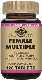 Solgar Female Multiple, 120 Tablets - Multivitamin, Mineral & Herbal Formula for Women - Advanced Phytonutrient - Vegan, Gluten Free, Dairy Free, Kosher - 40 Servings