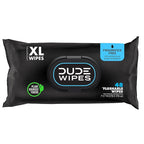 DUDE Wipes Flushable Wet Wipes 48 Count Dispenser, Unscented Wet Wipes with Vitamin-E & Aloe, Septic and Sewer Safe