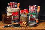 Jerky.com XXL Beef Jerky & Meat Sticks Variety Pack | 52 Piece Gift Basket with Beef Sticks, Pork, Turkey, Ham & Cheese | Over 2 lbs of High Protein Meat Snacks Jerky Gifts | Easter Gifts for Adults
