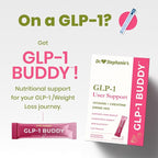 Dr. Stephanie's GLP-1 Buddy Pair with GLP-1 Boosters for Best Results - Digestive Support, Preserve Lean Muscle, Replenish Vitamins - Strawberry Watermelon Drink Mix