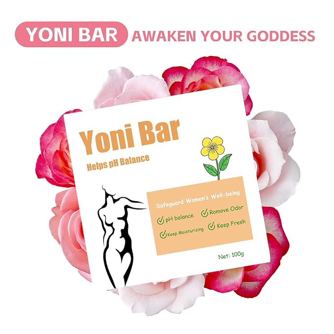 2pcs Yoni Bar Soap – Natural Feminine Soap Bar for pH Balance Handmade, Yoni Wash Odor Control & Hydration | Organic Herbal Ingredients | Gentle Effective Daily Intimate Cleanser