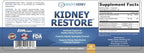 Kidney Cleanse Detox & Repair - Formulated by Kidney Health Expert Living w/Transplant - US Made Kidneys Support Supplement, Detox, Flush - Renal Vitamins 60 Capsules