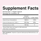 Dr. Colbert, MD Hormone Zone | by Divine Health | 150mg of DIM | 100mcg of Vitamin K2 | 1000IU of Vitamin D3 | 60 Day Supply | 60 Capsules