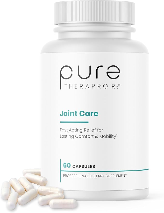 Pure Therapro Rx Boswellia, Curcumin, & Type II Collagen Joint Health Supplement | Made in the USA | Joint Care 60 Capsules, 2-Month Supply
