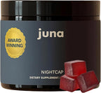 Juna Nightcap Sleep Gummies — Plant-Based Phytomelatonin + 8 Botanicals for Deep, Restorative Sleep | Non Groggy | GABA, Magnesium, Tart Cherry, Passionflower | Sugar-Free, Vegan | 30 Gummies
