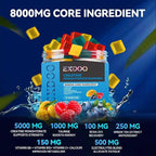 Creatine Monohydrate Gummies Complex 8000mg for Men and Women Creatine with Taurine BCAA Electrolyte for Strength Energy&Muscle Support Pre-Workout Gummies Sugar Free 120pcs