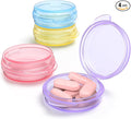 Small Pill Box, (4 Pack) Travel Pill Case Portable Daily Pill Organizer Mini Medicine Storage Container for Pocket Purse Cod Liver Oil Storage Box Earplug Case