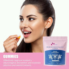 GUITI Premium Feminine Balance Gummies, Hawaiian Pineapple Flavored Gummies, Pineapple Gummies for Women PH, Vaginal Probiotics, 60 Gummies ﻿