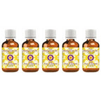Deve Herbes Pure Pomegranate Oil (Punica granatum) Cold Pressed (Pack of Five) 100ml X 5 (16.9 oz)