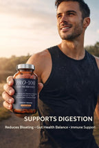 Vitamin Bounty Pro-100 Probiotic 100 Billion CFU - 13 Strains for Digestive Health & Immune Support - High Potency Probiotics for Women & Men - Delayed Release Capsules for Gut Health - 60 Count