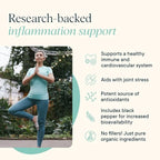 Ora Organic Turmeric Curcumin with Piperine - Pure Extracts for Joint Stress and Cardiovascular Health, Support Healthy Cognitive Function, No Filler Ingredients - 90 Vegan Tablets, 1 Month Supply