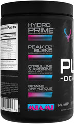 Pump-ocalypse Miami | Nitric Oxide and L Arginine Supplement with Citrulline Malate, GlycerPump | Ultimate N.O. Booster | Lean Muscle Support for Blood Flow, Vascularity, Hydration and Endurance