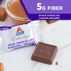 Atkins Endulge Milk Chocolate Caramel Squares, Dessert Favorite, Good Source of Fiber, 1g Sugar, 90 Count