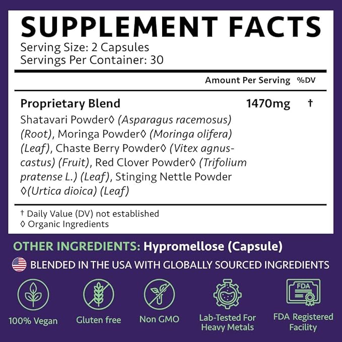 Ayurvedic Preconception Cleanse | Ovarian & Uterus Cleanse for Hormonal Balance | TTC Support | PCOS Supplements | Cycle Regularity | with Stinging Nettle, Red Clover, and more | 30 Servings
