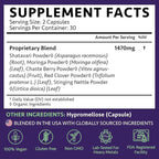 Ayurvedic Preconception Cleanse | Ovarian & Uterus Cleanse for Hormonal Balance | TTC Support | PCOS Supplements | Cycle Regularity | with Stinging Nettle, Red Clover, and more | 30 Servings
