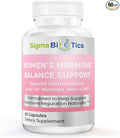 Women’s Hormone Balance Support - Herbal Supplement for Menopause, Hormonal & Reproductive Health - Non-GMO Supplements with Soy Isoflavones, Black Cohosh, Dong Quai - 60 Capsules
