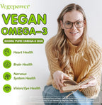 Vegan Omega-3 DHA Supplements - Premium Fish Oil Alternative from Algae Oil | 90 Carrageenan Free Softgels | Plant Based Algal DHA Essential Fatty Acids, Non-GMO (Algae, 90 Count (Pack of 2))