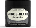 Shilajit Gummies–Himalayan Source 9000mg, Energy & Immune Support for Men & Women, Fulvic Acid + 85 Trace Minerals, Manuka Honey Flavor, Organic, Non-GMO, 30 Vegan Gummies