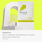 The Patch Remedy Happy Patch | 5-HTP, L-Theanine, Rhodiola, Inositol, B6, Vitamin D3 | 30 Patches