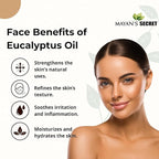 Pure Carrier and Essential Oils for Skin Care, Hair, Body Moisturizer for Face-Anti Aging Skin Care (Eucalyptus Smithii Organic Oil, 4oz)