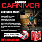 MuscleMeds Carnivor RTD, Ready to Drink Protein, Lactose Free, Sugar Free, 40g Isolate Protein, Muscle Building, Recovery, Halal Certified, Fruity Cereal, 16.9 Fl Oz (Pack of 12)