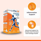INVIGOFLEX Glucosamine Sulfate (Shellfish Free, Sodium Free & Vegetarian Safe) Non GMO, Gluten Free - with Boswellia Serrata - Premium Joint Supplement GS - 3 Pack