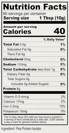 Anthony's Premium Pea Protein, 2 lb, Plant Based, Gluten Free, Unflavored, Vegan, Keto Friendly, Made from Peas