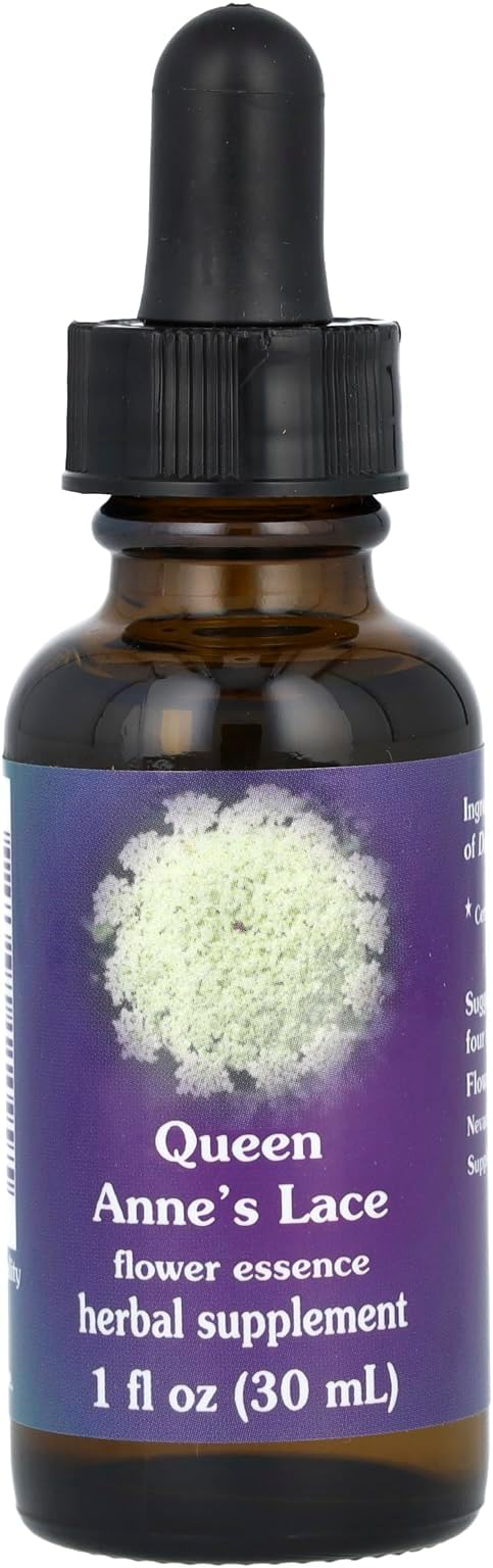 Flower Essence Services Dropper Herbal Supplements, Queen Annes Lace, 1 Ounce