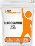 BulkSupplements.com Glucosamine HCl Powder - Glucosamine Supplement, Joint Support Supplement - Gluten Free, 1g per Serving, 5kg (Pack of 5) (11 lbs)