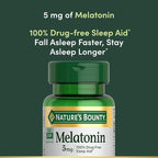 Nature's Bounty Super Strength Melatonin 5 mg Softgels 90 ea (Pack of 4)