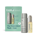 Luna Daily The Feminine Wash + Body Oil Set | Travel-Size Feminine Hygiene & Moisturizing Duo | pH-Balanced Body Wash & Soothing Ingrown Hair Oil | Nourishing & Pregnancy-Safe