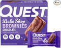Quest Nutrition Bake Shop, Chocolate Brownies, 10g Protein, 2g Net Carbs, 1g Sugar, 4 Count