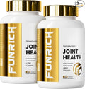 Joints Health Suppplement, Glucosamine Chondroitin MSM - Joint Support Supplement for Women and Men with Turmeric, MSM &Boswellia, for Cartilage, Joint Health and Flexibility - 2 Bottles