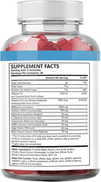 Ashwagandha Gummies with Vitamin D Non, Gluten Free Stress Relief & Immune Support Ashwagandha Supplements Alternative Model 60 Count