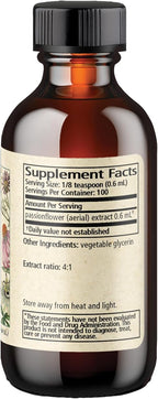 Wise Woman Herbals Passionflower Botanical Syrup (Formerly Solid Extract) 4:1, Alcohol-Free Extra Strength, Sleep Aid, Eases Tension, Supports Calm Mood & Restful Sleep, Pure Non-GMO, 4 Fl Oz