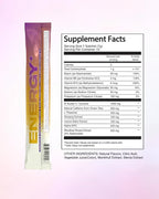 Raised Energy+ Nootropic Drink Mix | 200mg Natural Caffeine + L-Theanine | Zero Sugar | Clean Energy Powder for Focus, Mood & Motivation | 15 Stick Packs | Passion Fruit Flavor