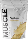 ApexLabs Apex Muscle Defense by Dr. Tracy Gapin — Hydrolyzed Whey Protein Blend with HMB, Leucine, Ursolic Acid & Velositol — Supports Lean Muscle Growth, Strength & Recovery, Vanilla