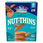 Blue Diamond Almonds, Pecan Thins Gluten Free Cracker Crisps perfect for Snacking, 4.25 oz
